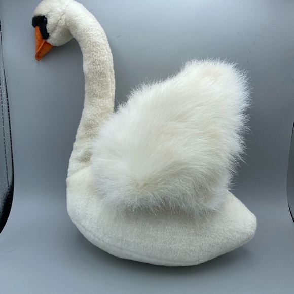 White Swan Plush - Hansa Creation - 2010 - Stuffed Animal Toy - 4085  - Rare - Picture 3 of 5